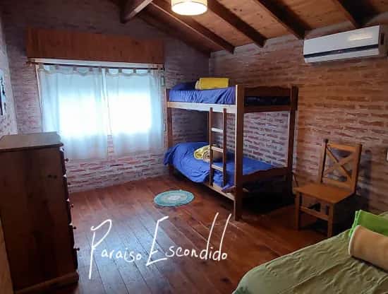 Cabañas Paraíso Escondido a pasos del mar en Balneario Reta