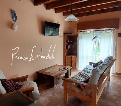 Cabañas Paraíso Escondido a pasos del mar en Balneario Reta