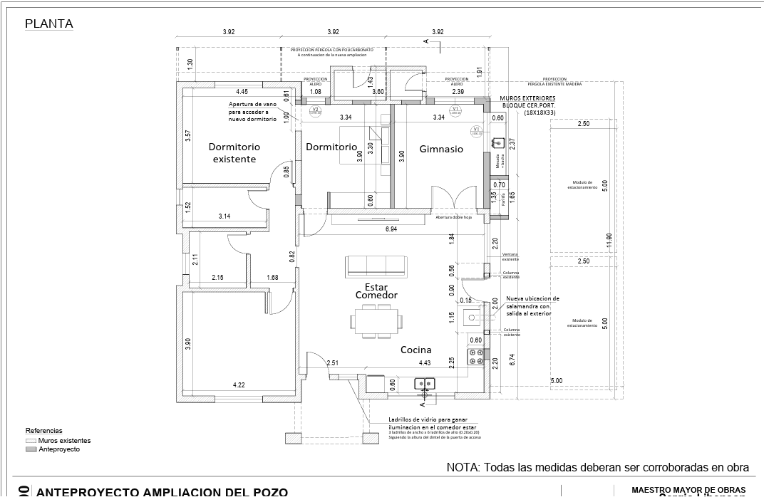 Maquetado de proyecto arquitectónico en Reta