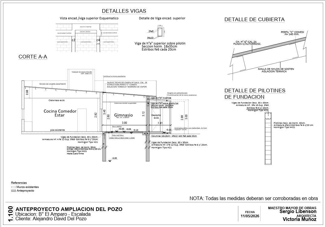 Maquetado de proyecto arquitectónico en Reta