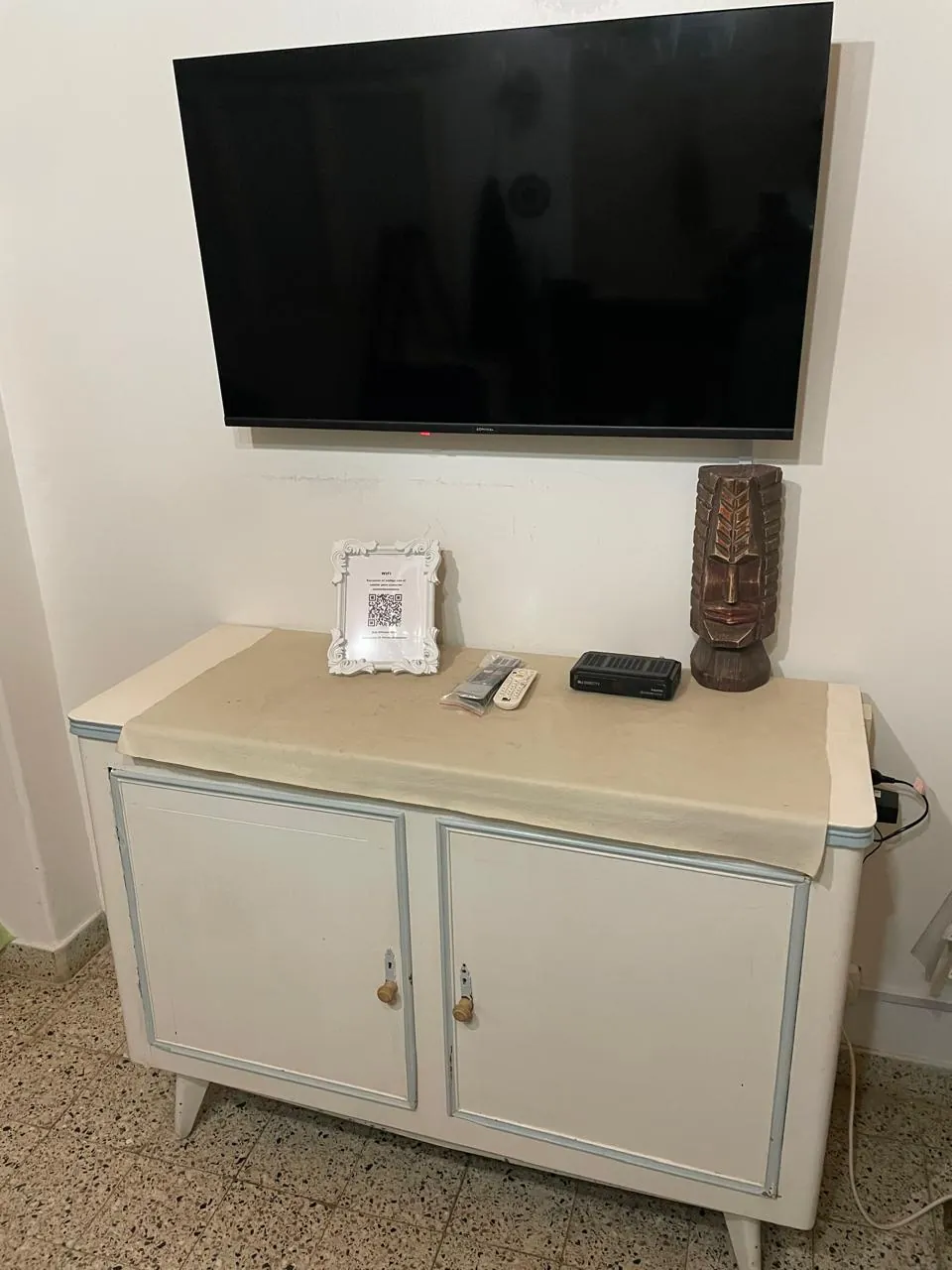 Decoración de la sala de estar en El Paraíso en Balneario Reta